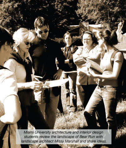 Students at work.