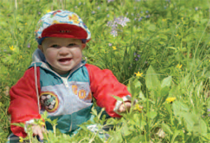 Erin Nydick, daughter of WPC board member Dan Nydick, at
Enlow Fork in 1995.