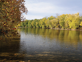 The Juniata River flows through
Pennsylvania’s Central Valleys and Ridges and joins the Susquehanna, which is a Chesapeake Bay tributary.